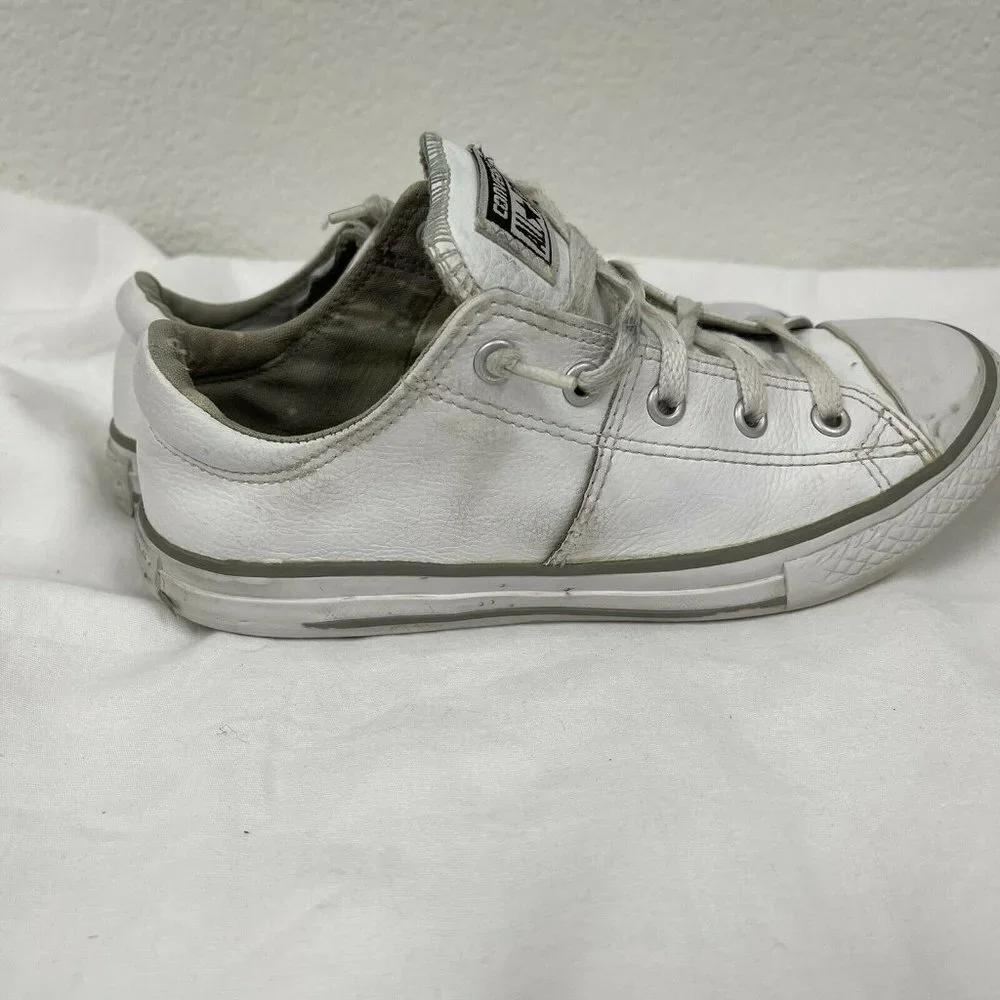 Converse All Star White Leather Low Sneaker Junior